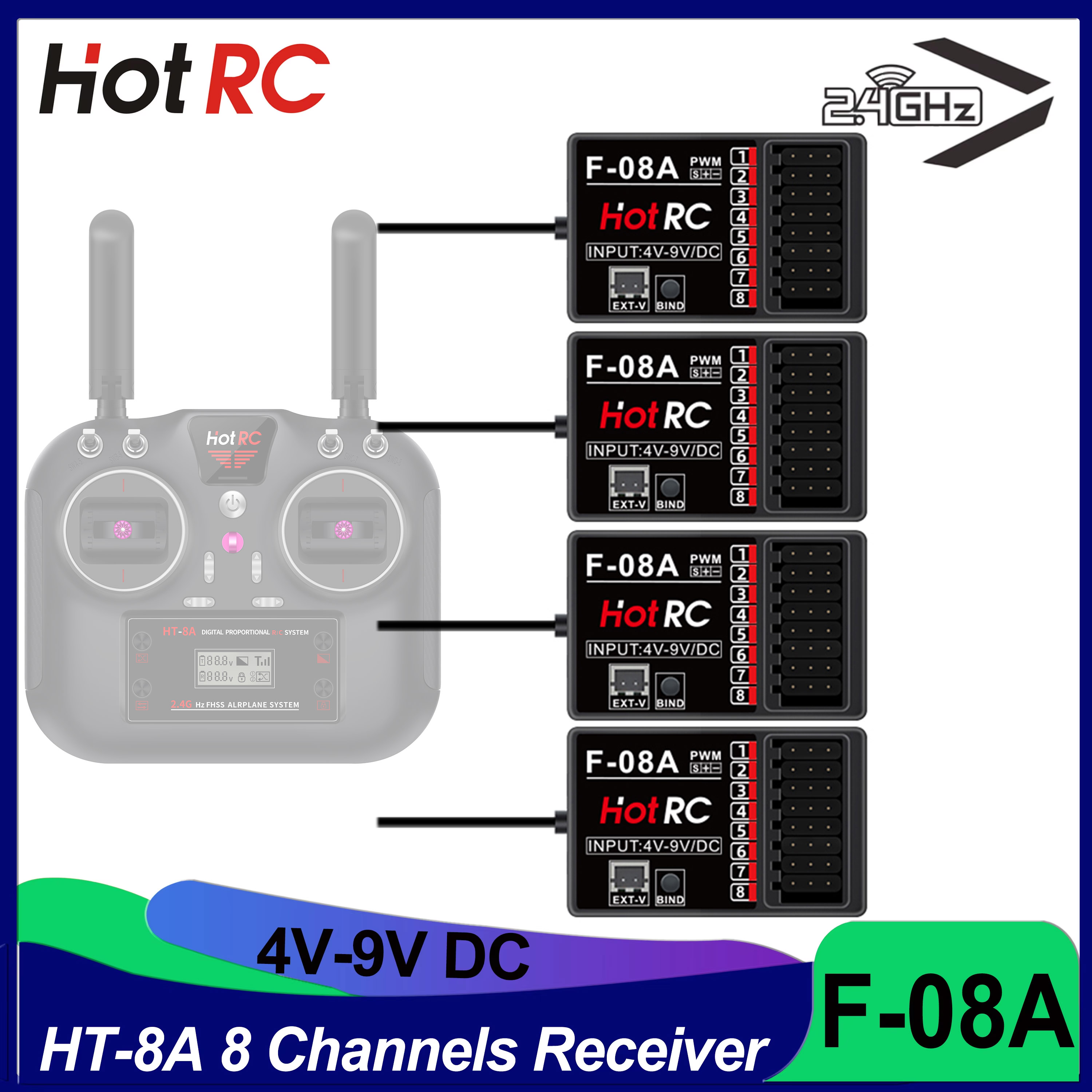 Model Airplane Plastic - HOTRC RC Model Parts 8 Channels
