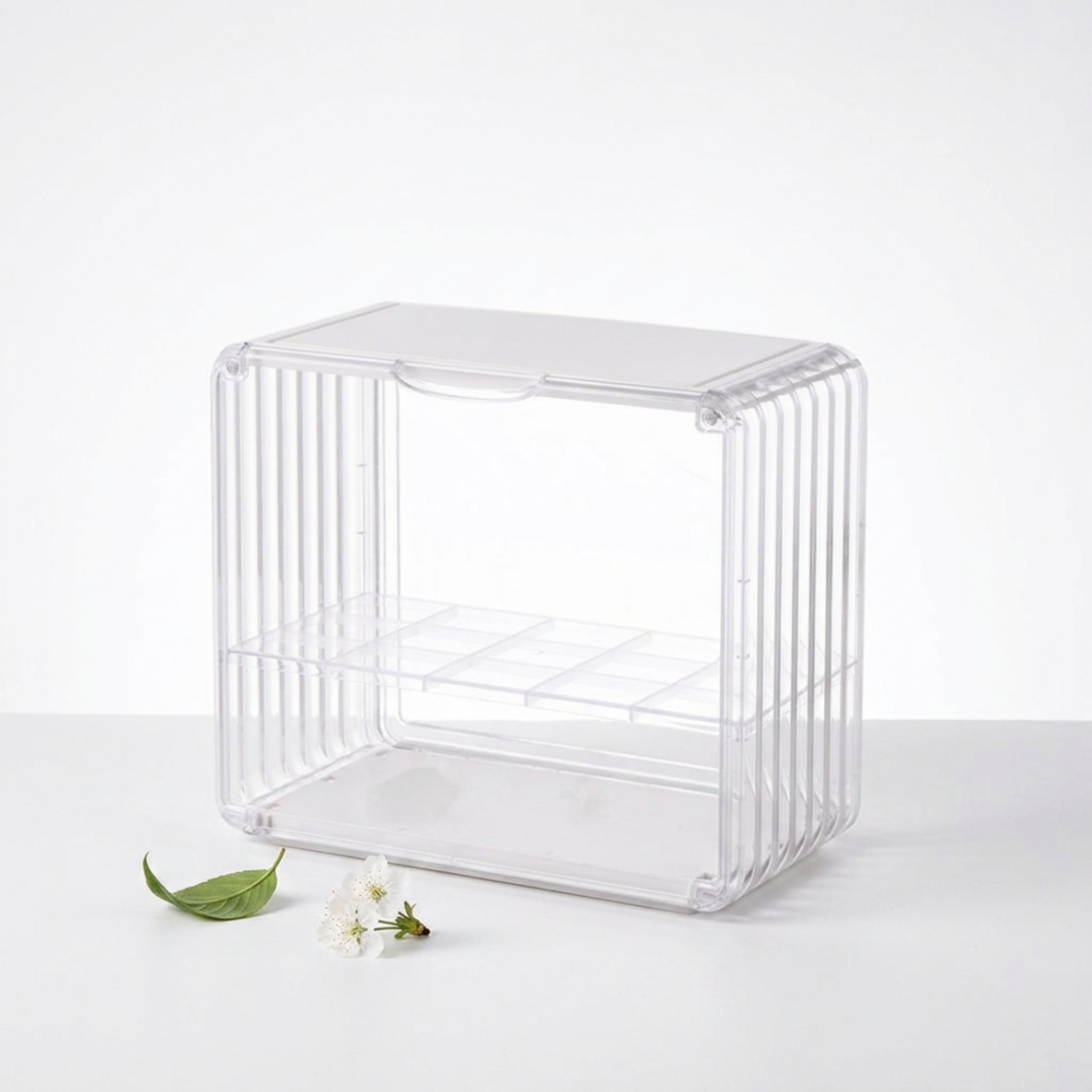 Display Case Acrylic - Acrylic Display Case with Shelf Sealed