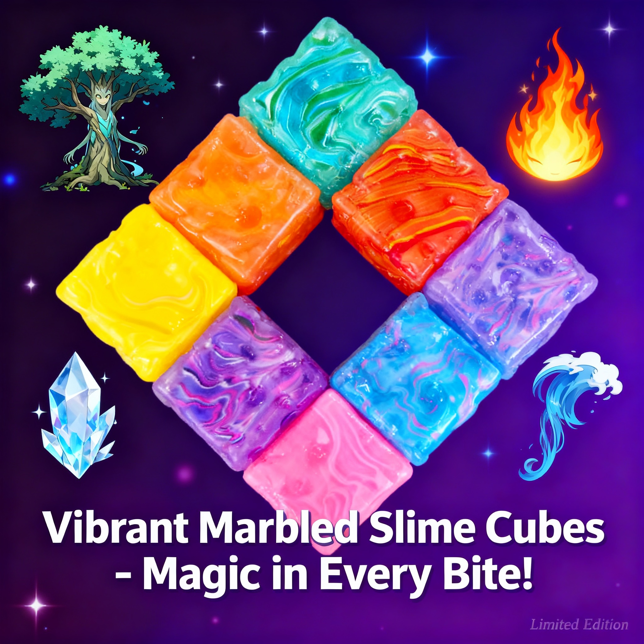 Fidget Cube Original - Moonshine Cheese Dough Squishy Squeeze Stress