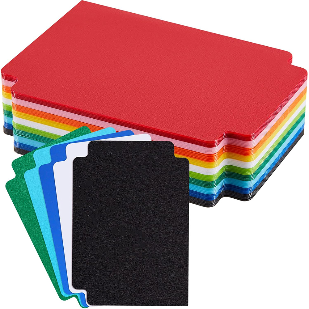 Trading Card Binder - LMETJMA Trading Card Dividers Plastic Card