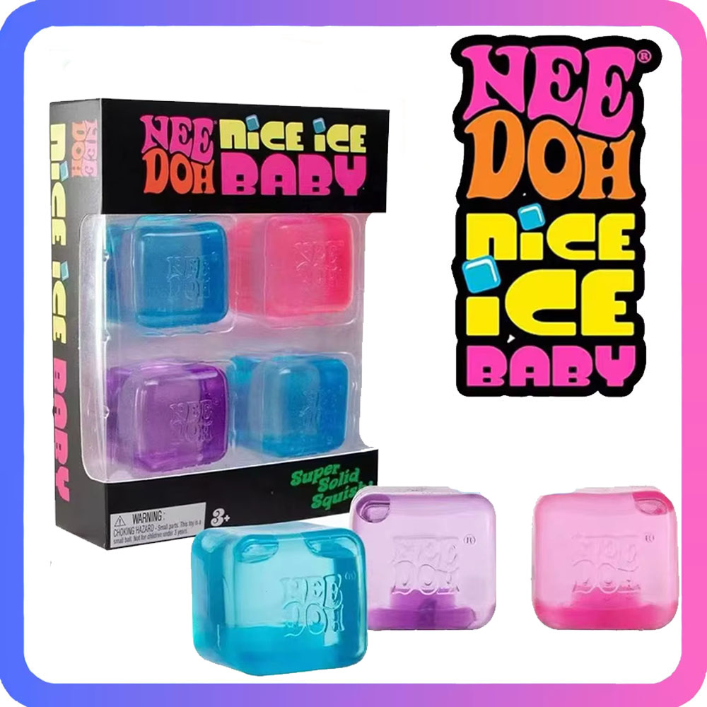 Fidget Cube Original - New Needoh Nice Ice Baby Fidget