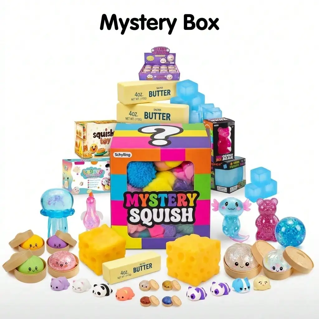 Mystery Box Blind Bag - HOT 2026 100+ Styles Squishy Surprise