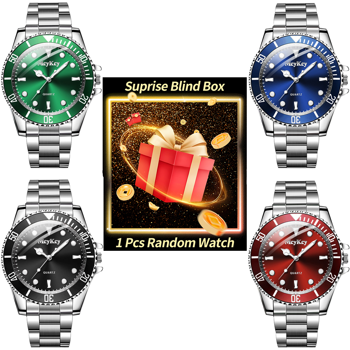 Mystery Box Blind Bag - 1PC Surprise Mystery Watch Blind Box-Luxury