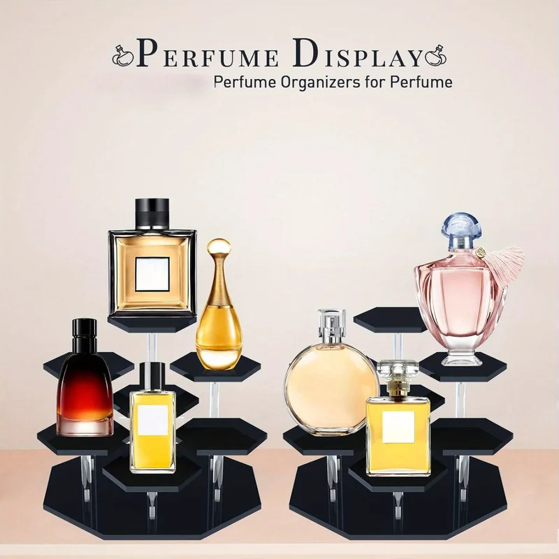 Display Risers Set - Acrylic Display Stand for Figures, Collectibles,