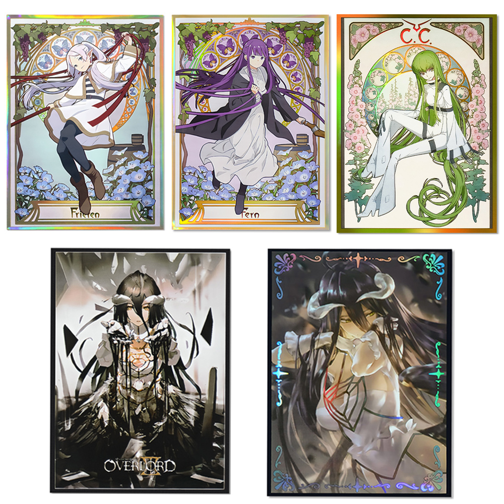 Graded Card Display - 60PCS Standard Size Anime Card Sleeves