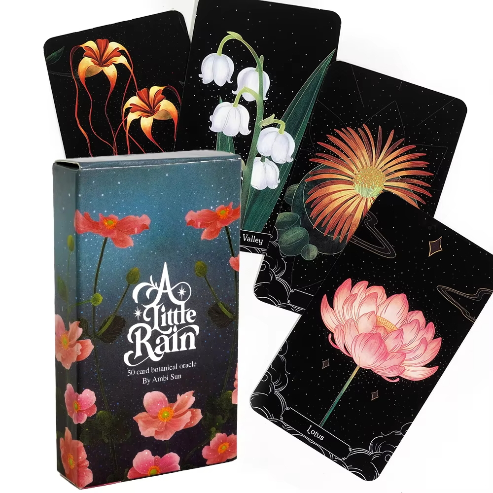 Graded Card Display - A Little Rain Botanical Oracle card
