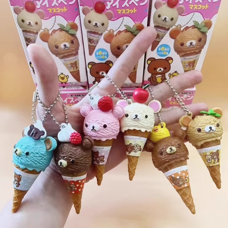 Capsule Toy Gashapon - Anime Fiugre Rilakkuma Ice Cream Bear