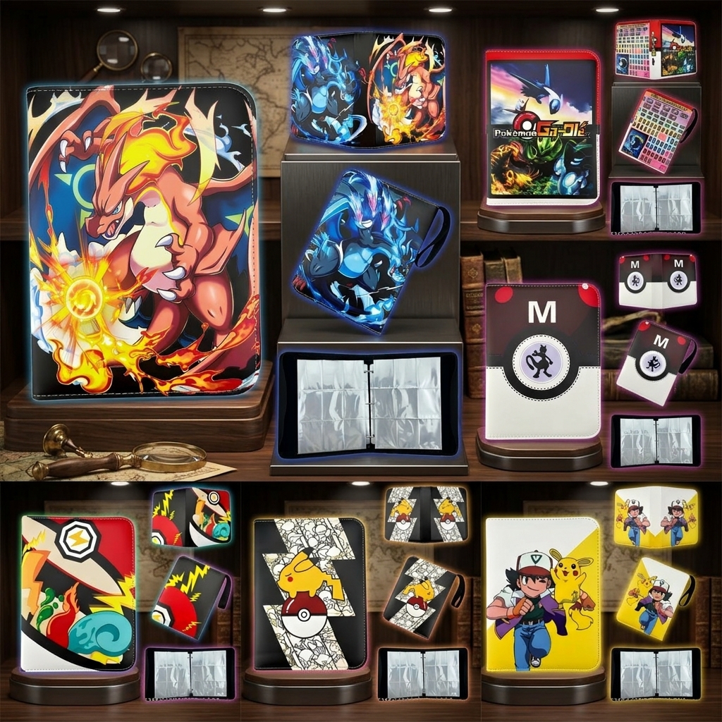 Pokemon Binder Card - Bandai Pokemon 4or9Pocket Card Album Binder