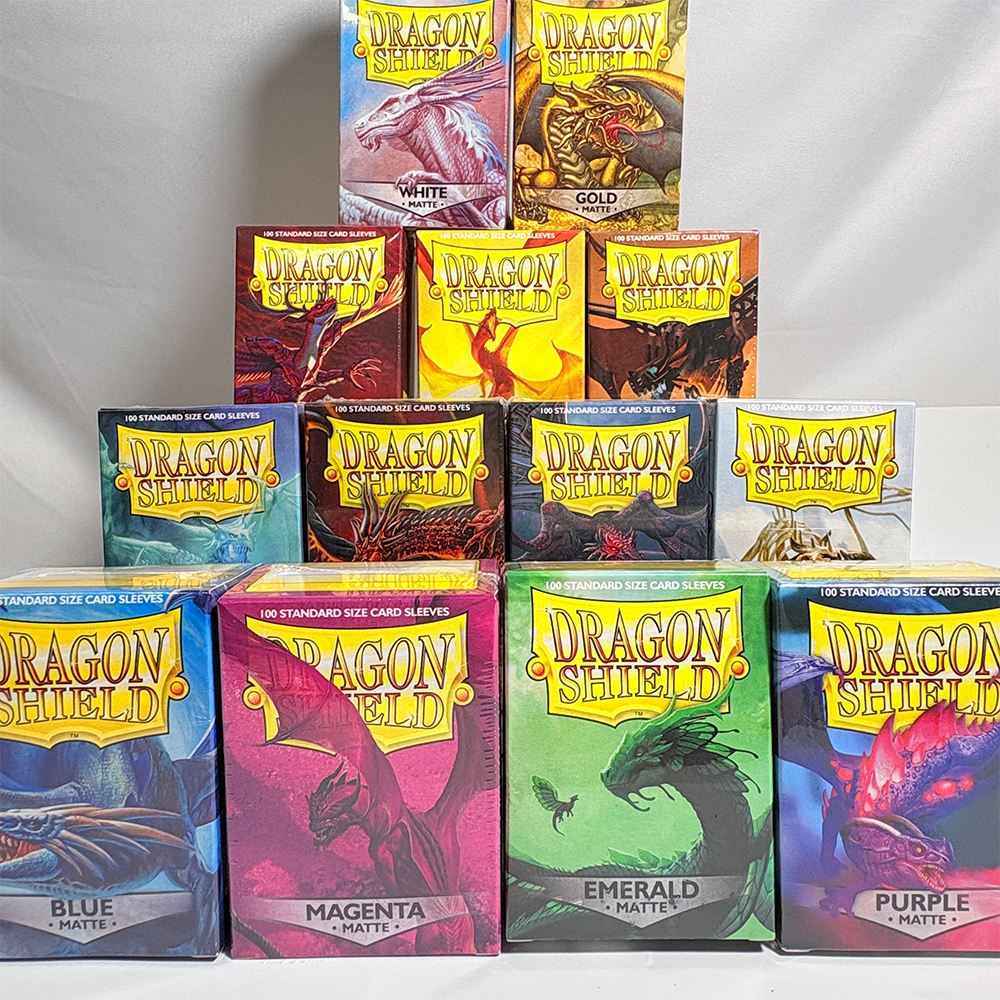 Card Penny Sleeve - 100PCS 66*91mm Dragon Shield Multicolor Matte