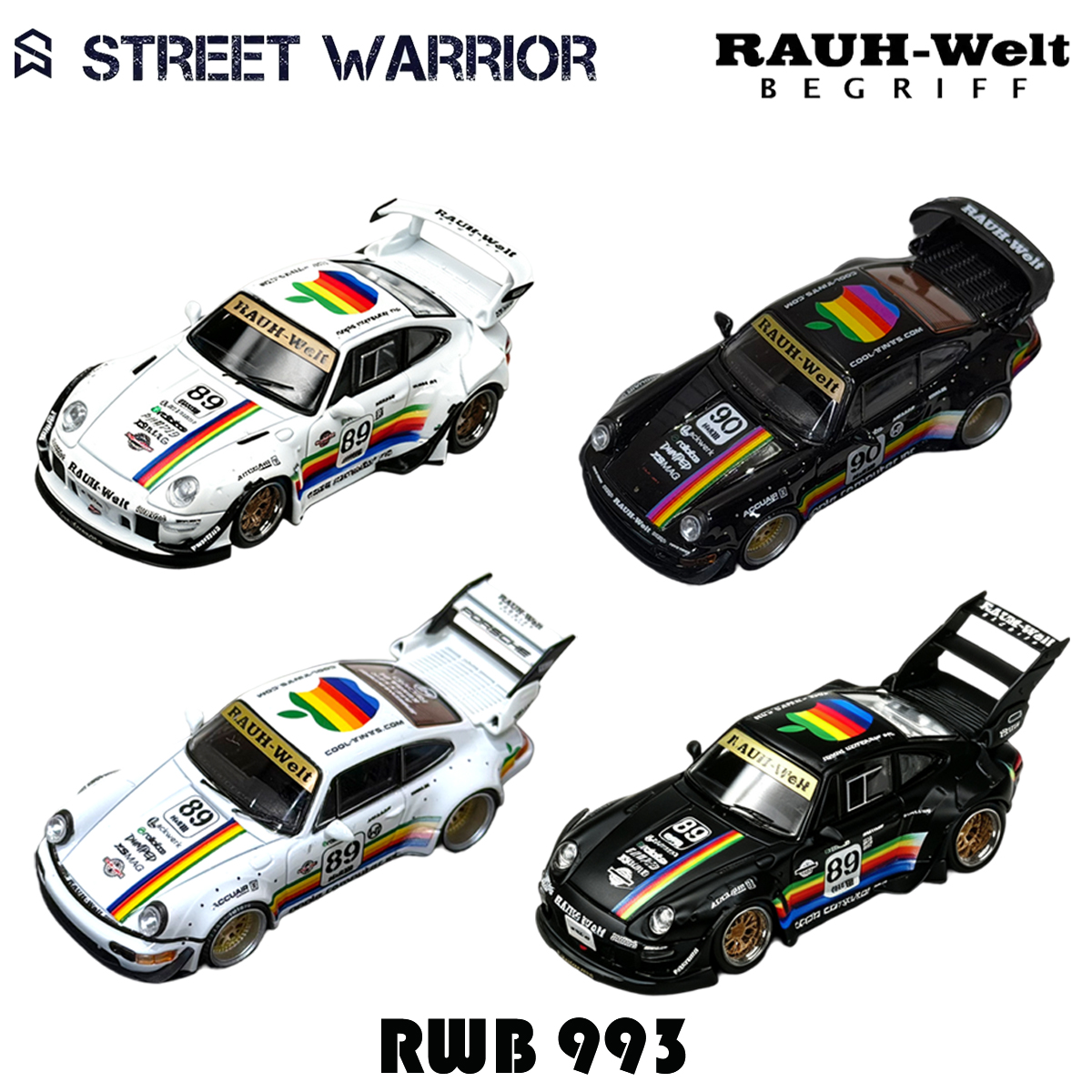 Die Cast Car 1 64 - SW In Stock 1:64 RWB 993