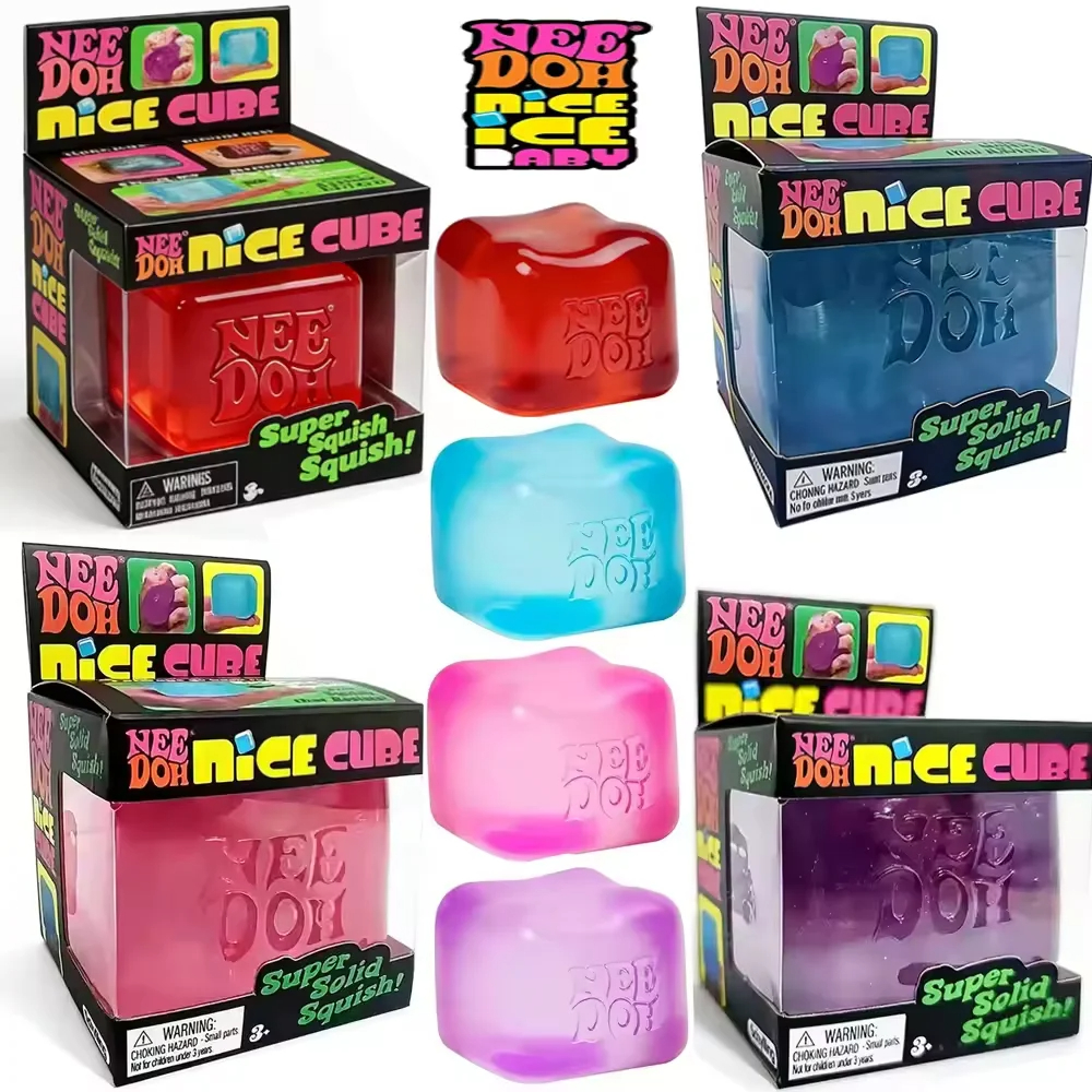 Fidget Cube Original - Trending Nee Doh Jellyfish & Cube