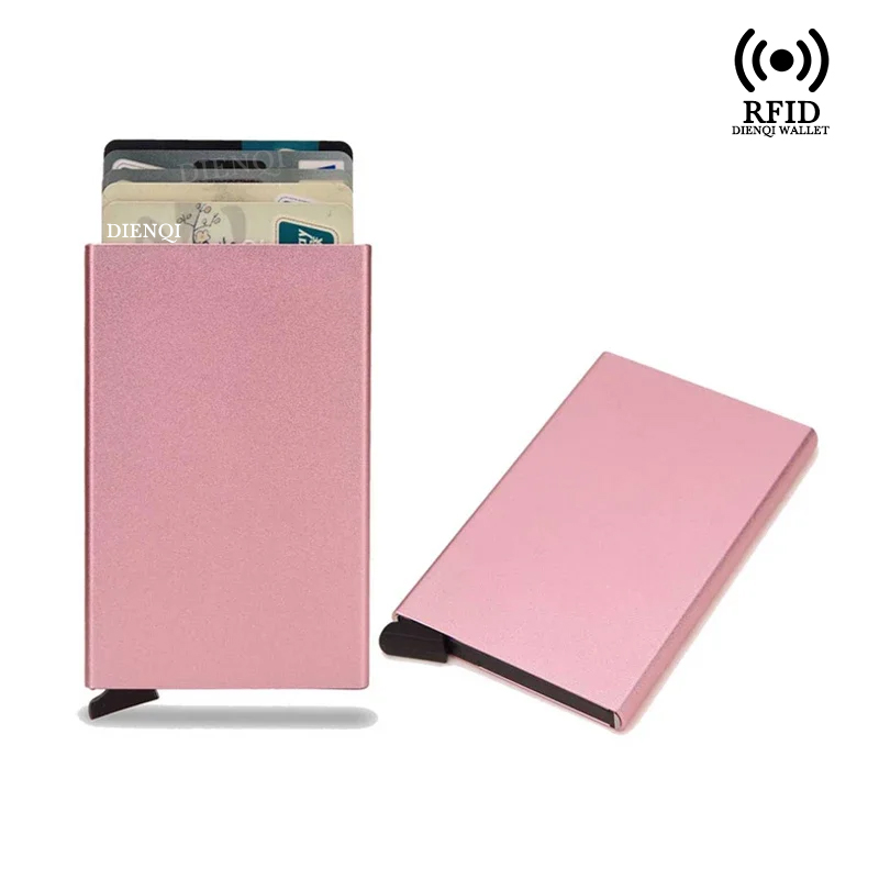 Card Top Loader - Women's Business Card Holder Slim Wallet