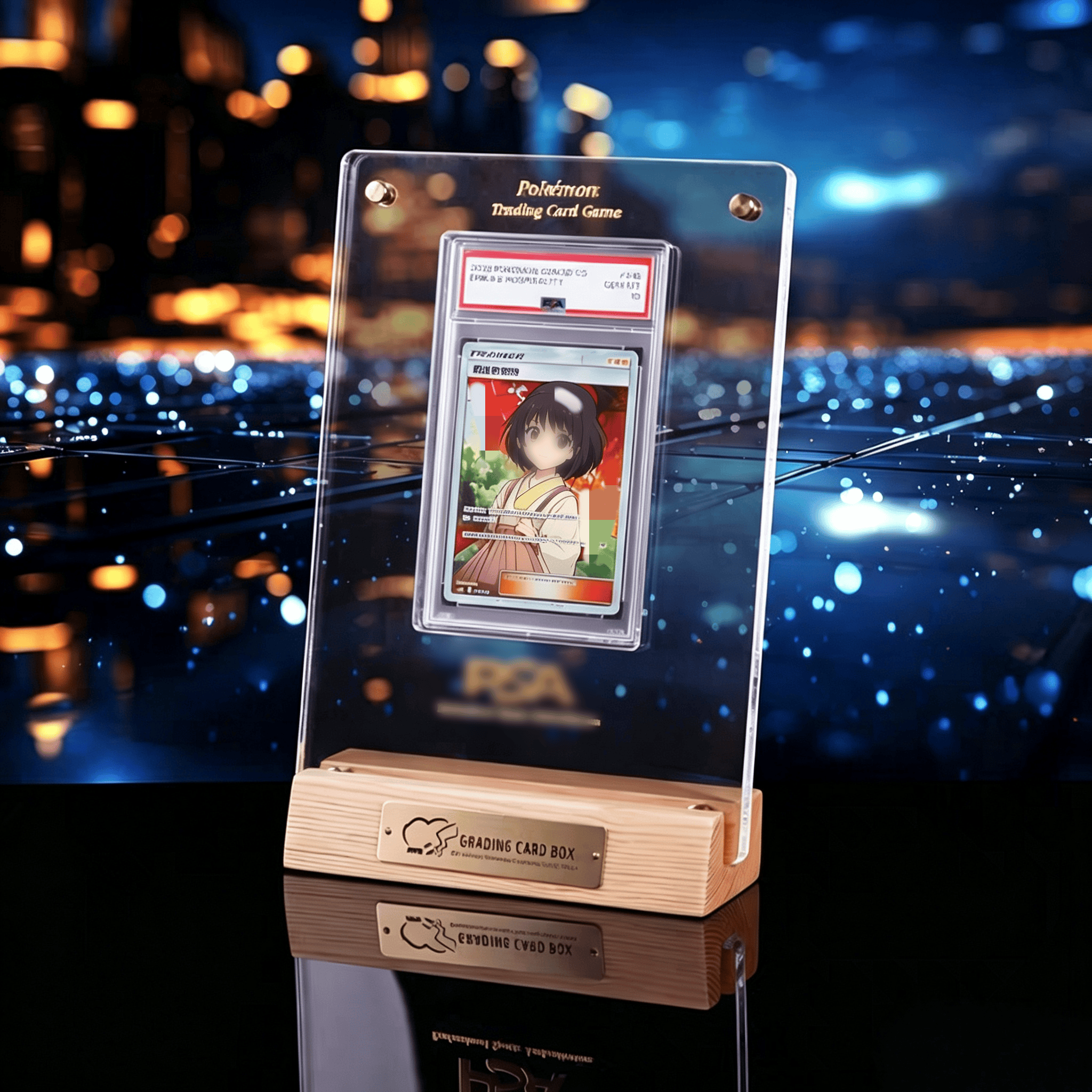 Pokemon PTCG & Yu-Gi-Oh Card D - огляд і ціна Graded Card Display