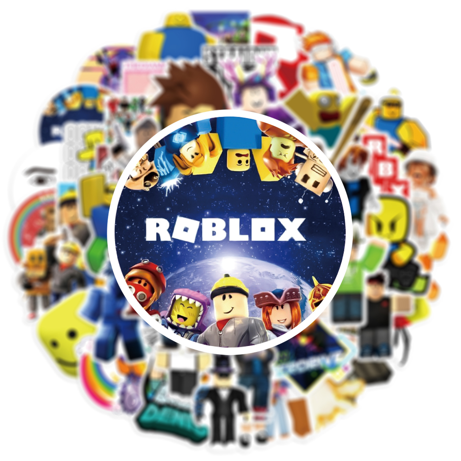 50pcs Roblox Unique Waterproof - огляд і ціна Vinyl Figure Blank