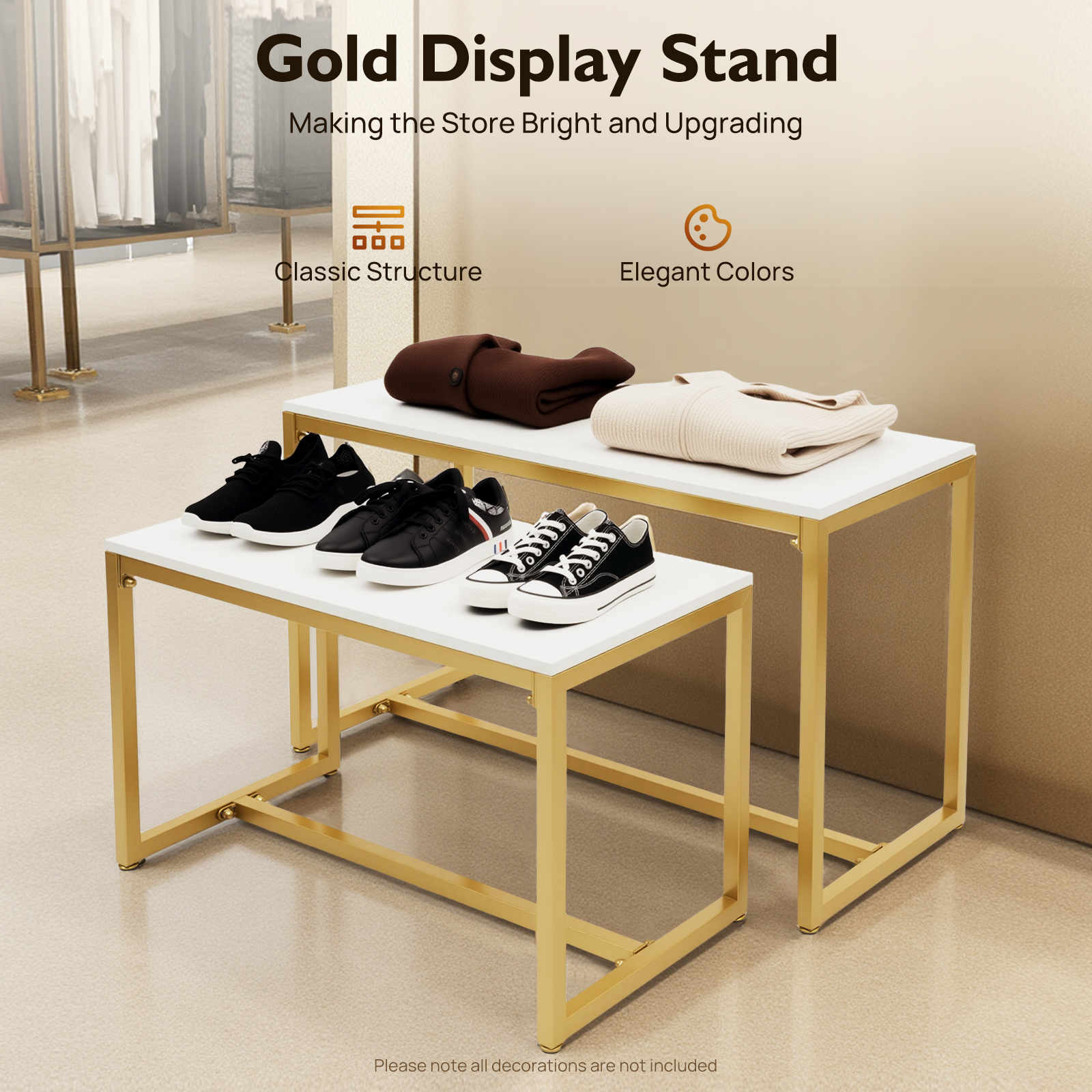 Metal Shoe Handbag Display Sta - огляд і ціна Display Risers Set