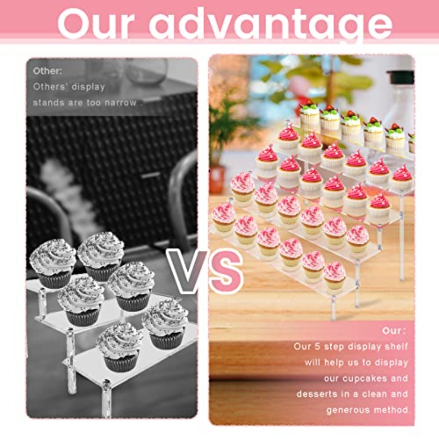 Acrylic Display Risers Stand S - огляд і ціна Display Risers Set