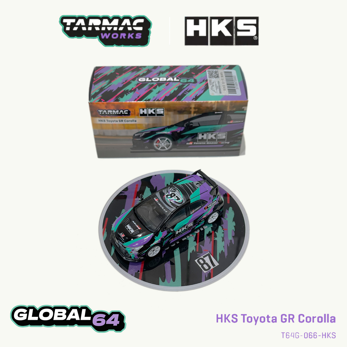 Tarmac Works T64G-066-HKS 1:64 - огляд і ціна Die Cast Car 1 64