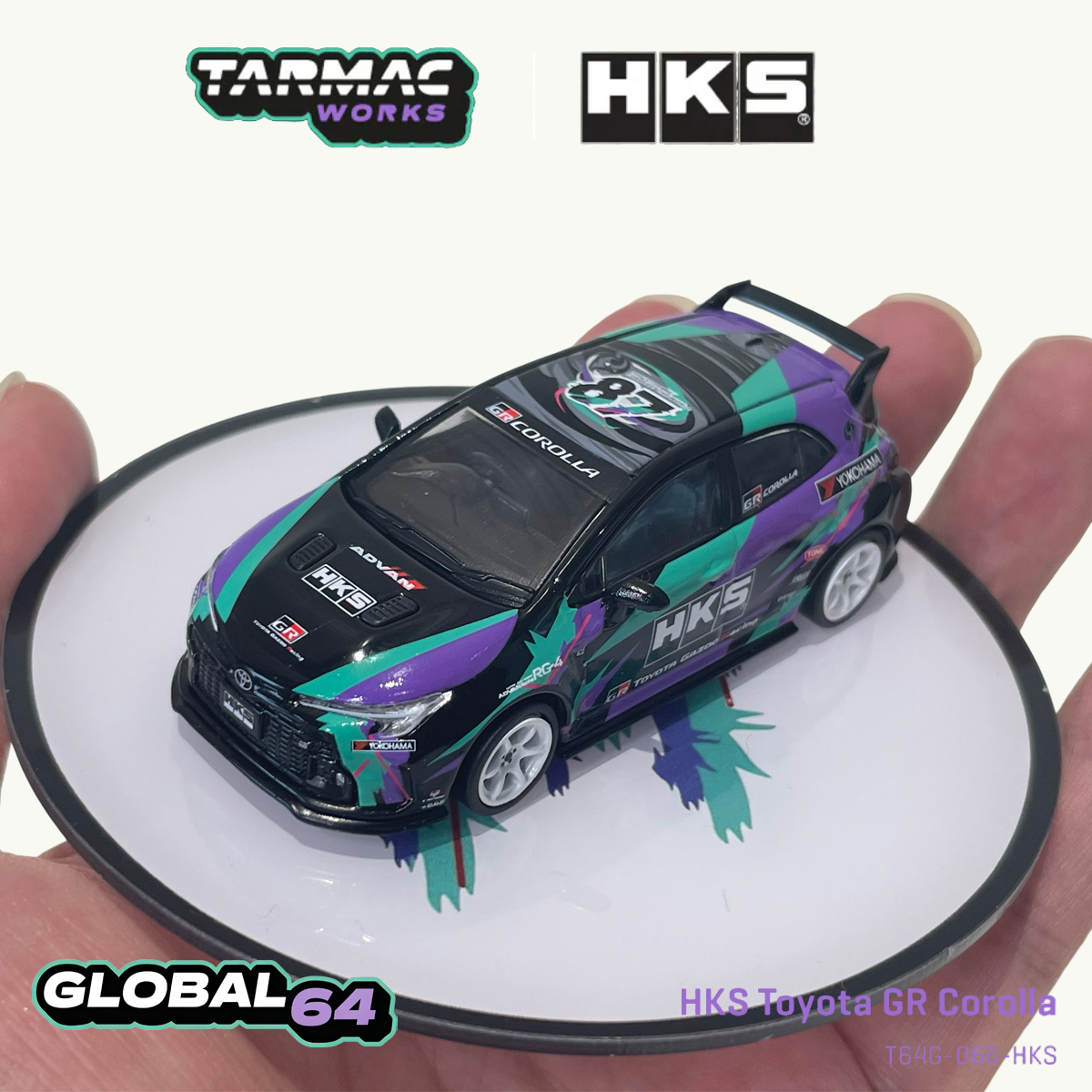 Tarmac Works T64G-066-HKS 1:64 - огляд і ціна Die Cast Car 1 64