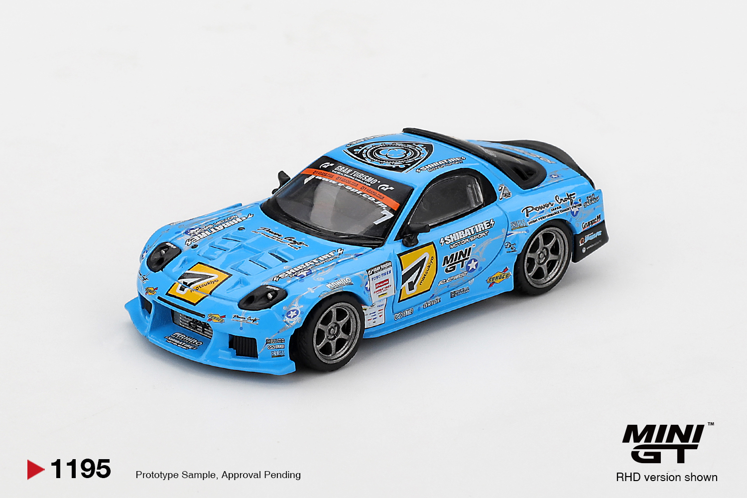 MINIGT 1:64 Mazda RX-7 RE-Amem - огляд і ціна Die Cast Car 1 64