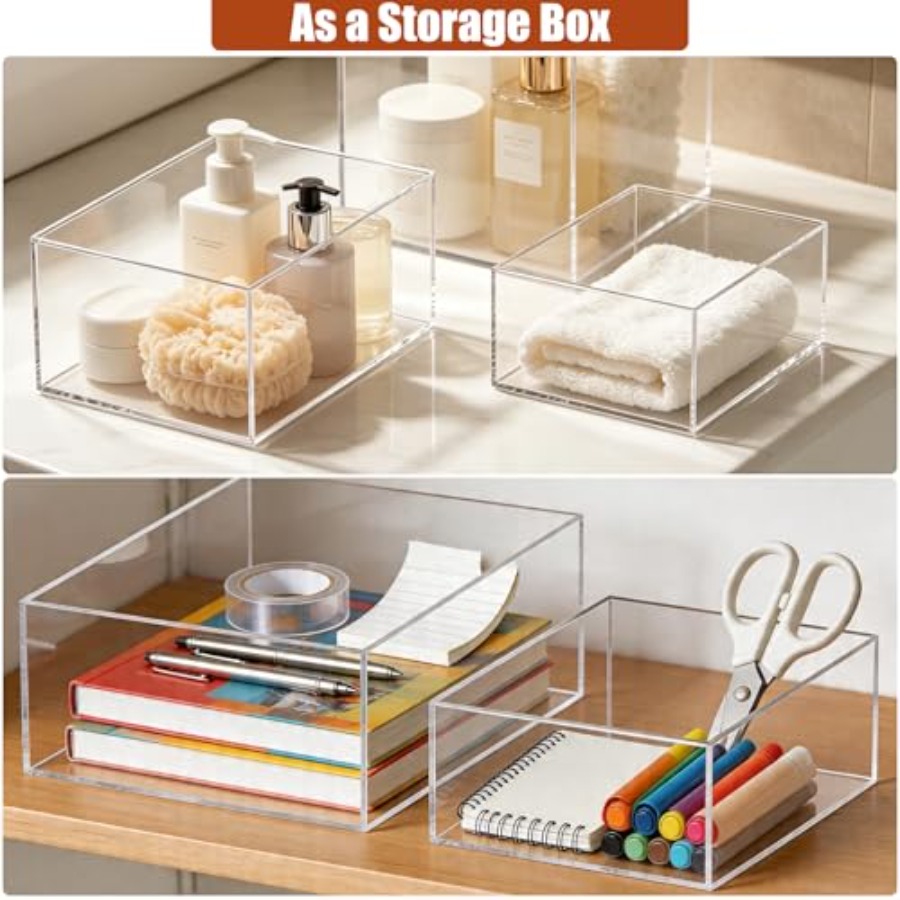 6Pcs Clear Acrylic Risers Disp - огляд і ціна Display Risers Set