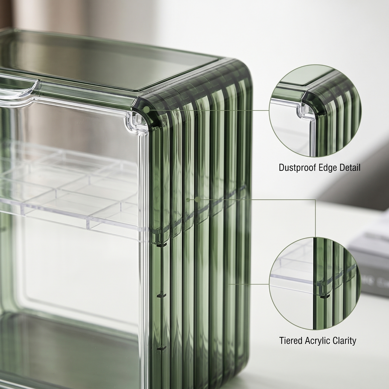 Acrylic Display Case with Shel - огляд і ціна Display Case Acrylic