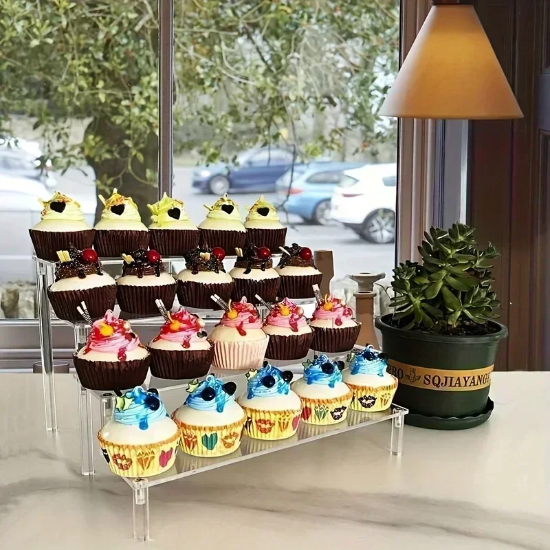 1-4 Tier Acrylic Display Stand - огляд і ціна Pop Display Shelf