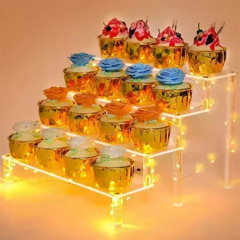 1-4 Tier Acrylic Display Stand - огляд і ціна Pop Display Shelf