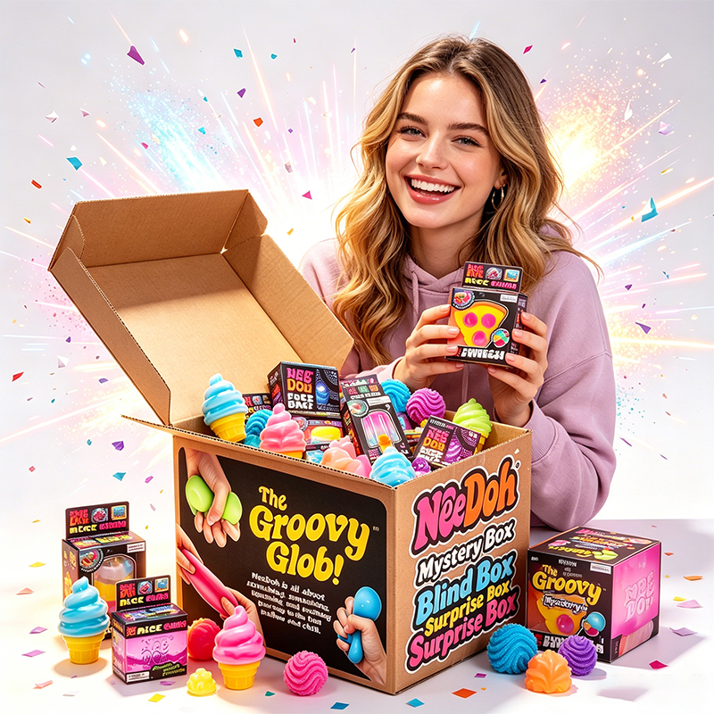 2026 NeeDoh Schylling Squeez T - огляд і ціна Mystery Box Blind Bag