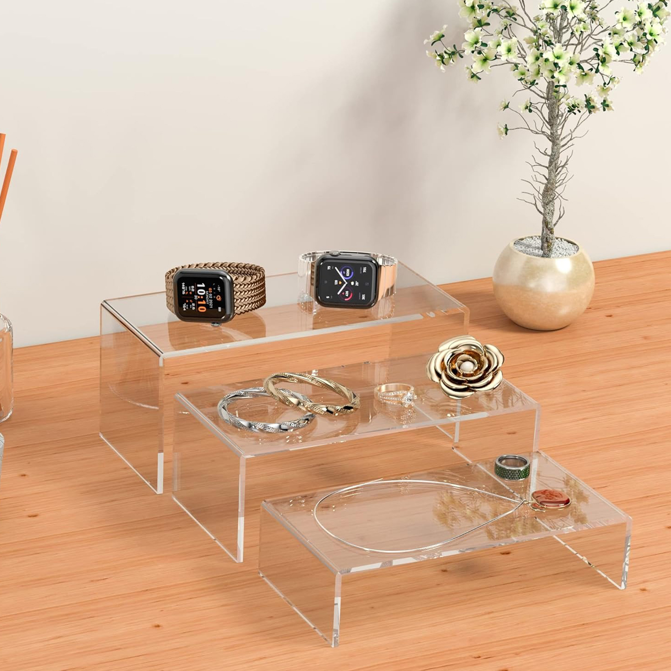 3 pieces of acrylic display sh - огляд і ціна Pop Display Shelf