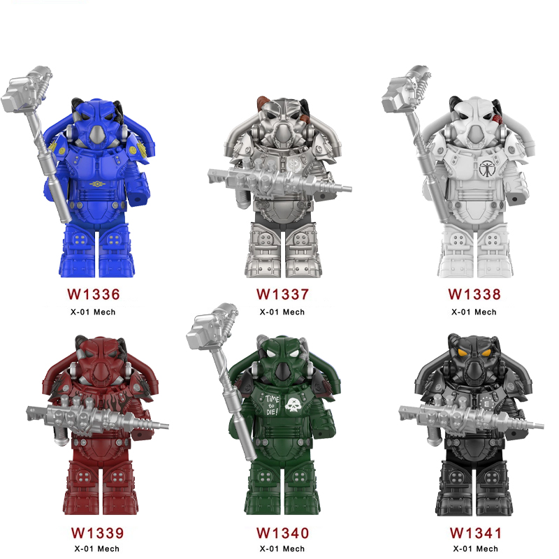 New BoS Game T60 Power Armor A - огляд і ціна Lego Minifigure Holder