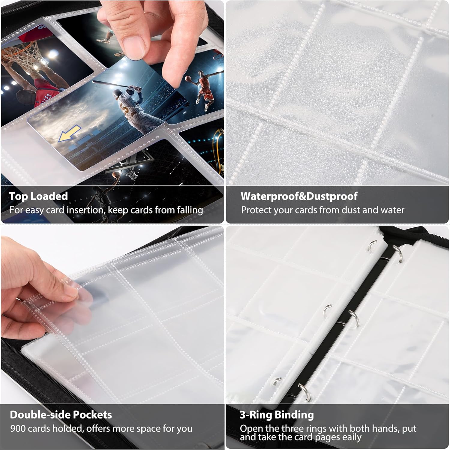 3 ring Trading Card Binder, 90 - огляд і ціна Trading Card Binder