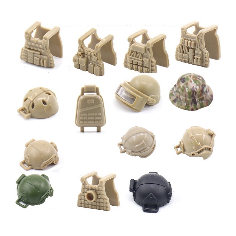 5PCS Soldier Helmet Tactical V - огляд і ціна Lego Minifigure Holder