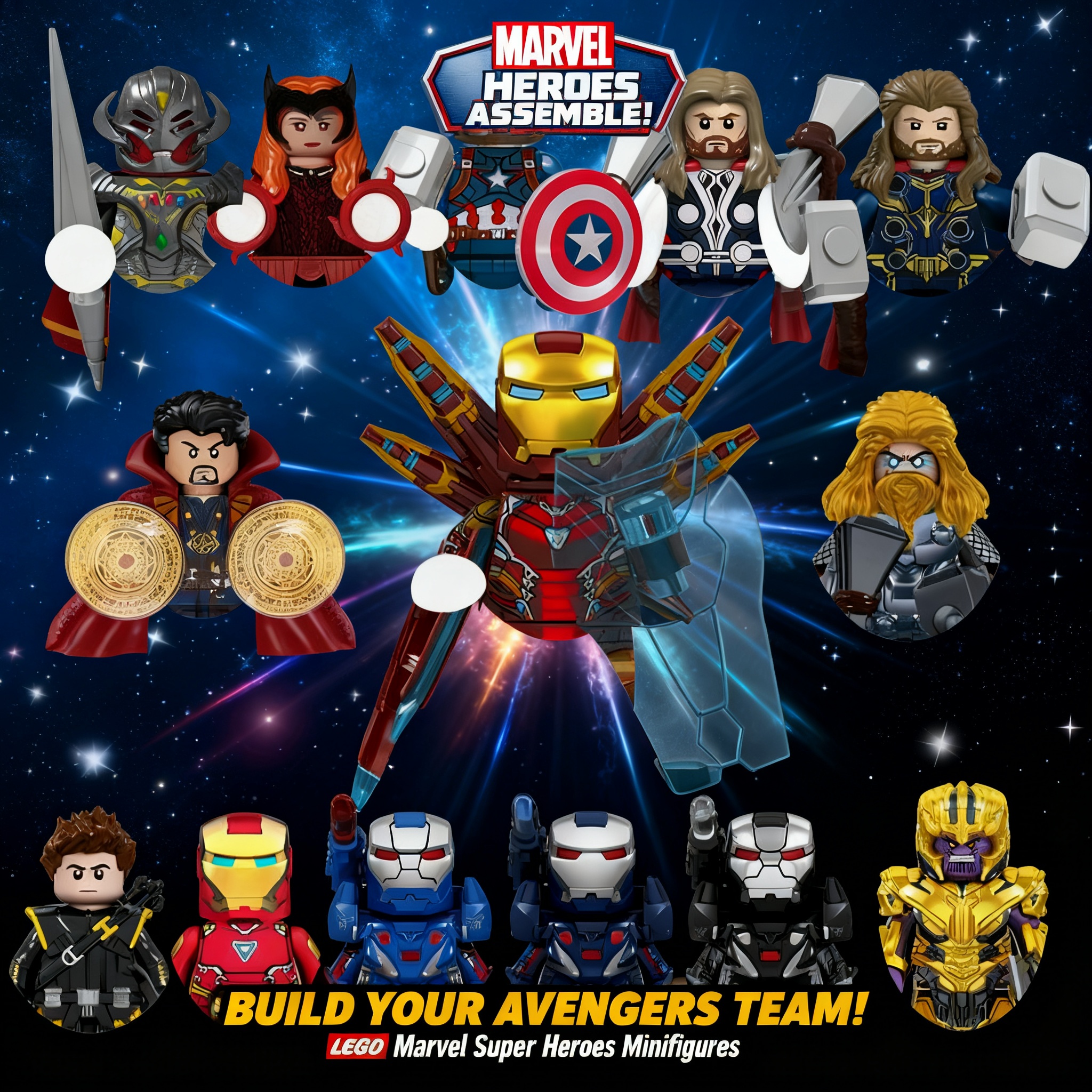 2026 Marvel Building Blocks Br - огляд і ціна Building Block Mini