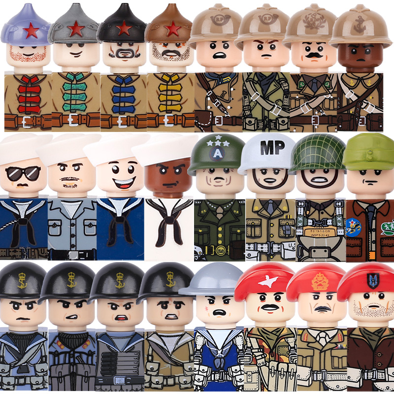 Kids Toy WW2 Military Army Act - огляд і ціна Lego Minifigure Holder