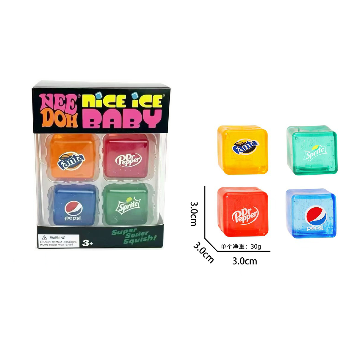 New Set /Squishy Needoh /Nice  - огляд і ціна Fidget Cube Original