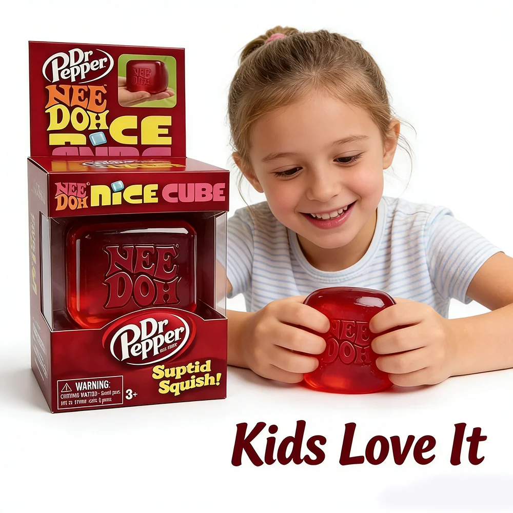 =* Dr Pepper x NeeDoh Nice Cub - огляд і ціна Fidget Cube Original