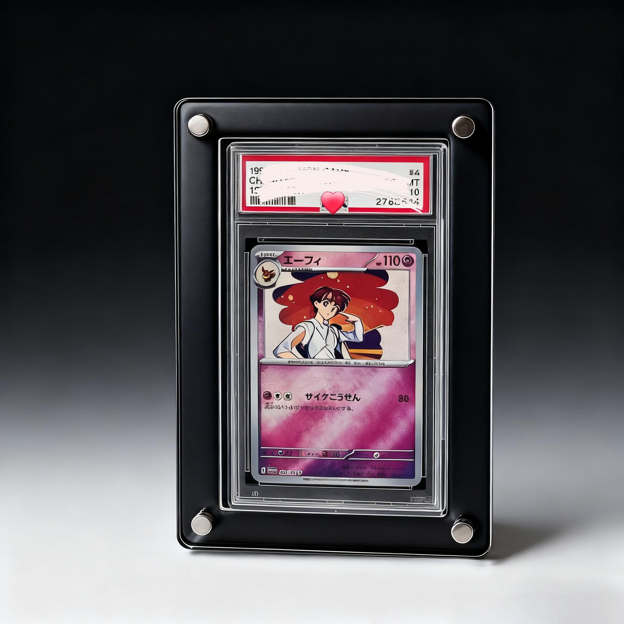 1-Slot Graded Card Stand Black - огляд і ціна Graded Card Display