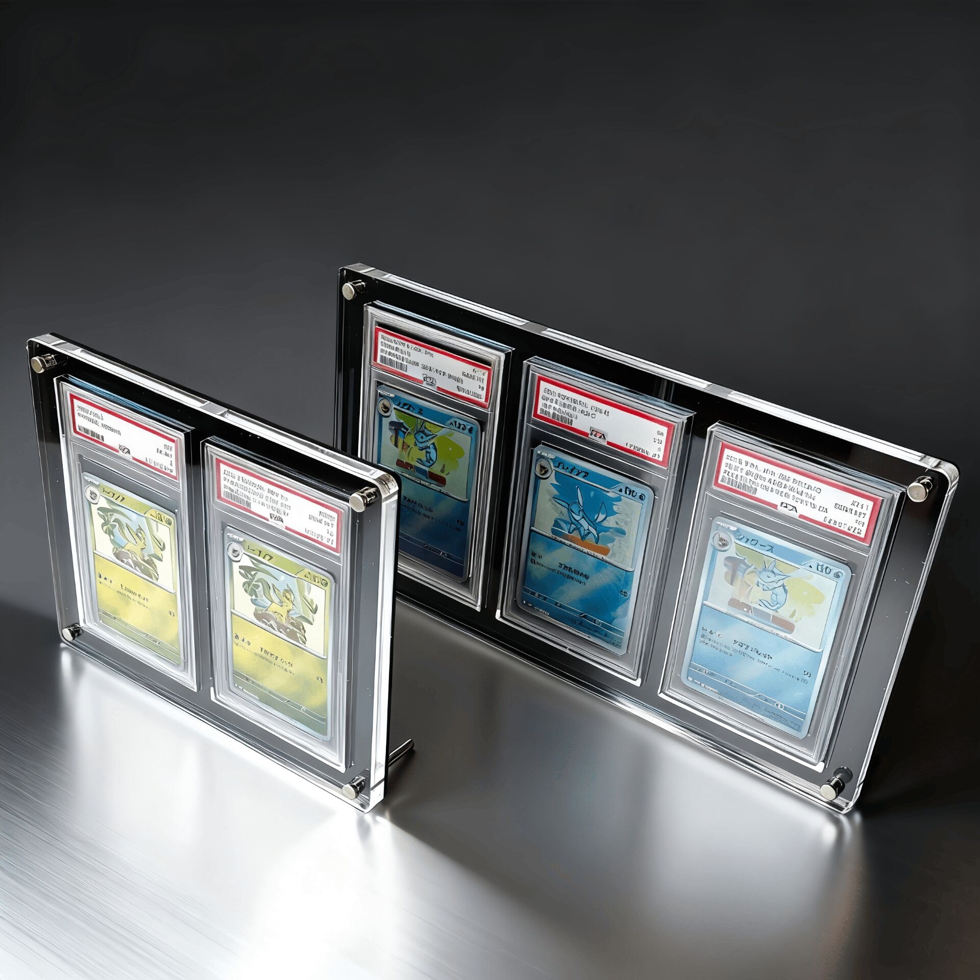 1-Slot Graded Card Stand Black - огляд і ціна Graded Card Display