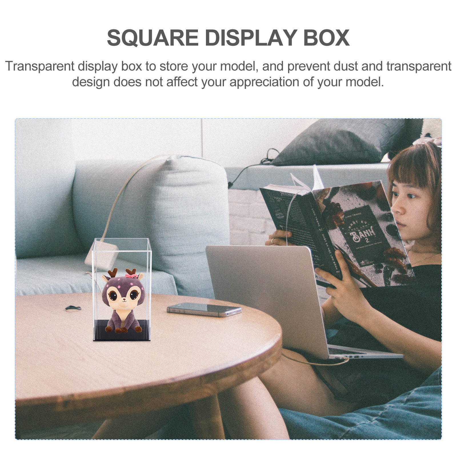1Pcs Acrylic Transparent Displ - огляд і ціна Display Case Acrylic
