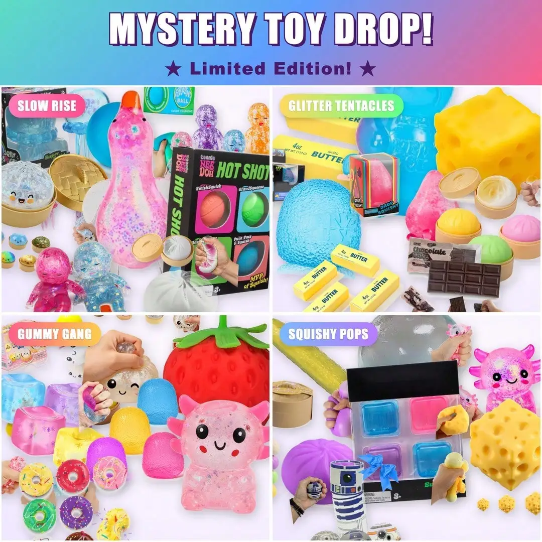HOT 2026 100+ Styles Squishy S - огляд і ціна Mystery Box Blind Bag
