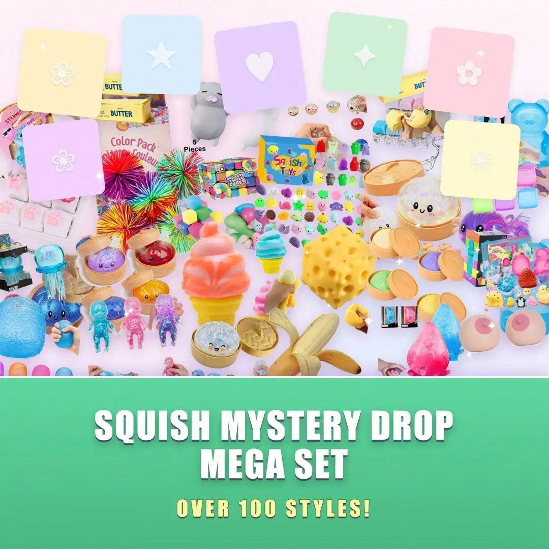 HOT 2026 100+ Styles Squishy S - огляд і ціна Mystery Box Blind Bag