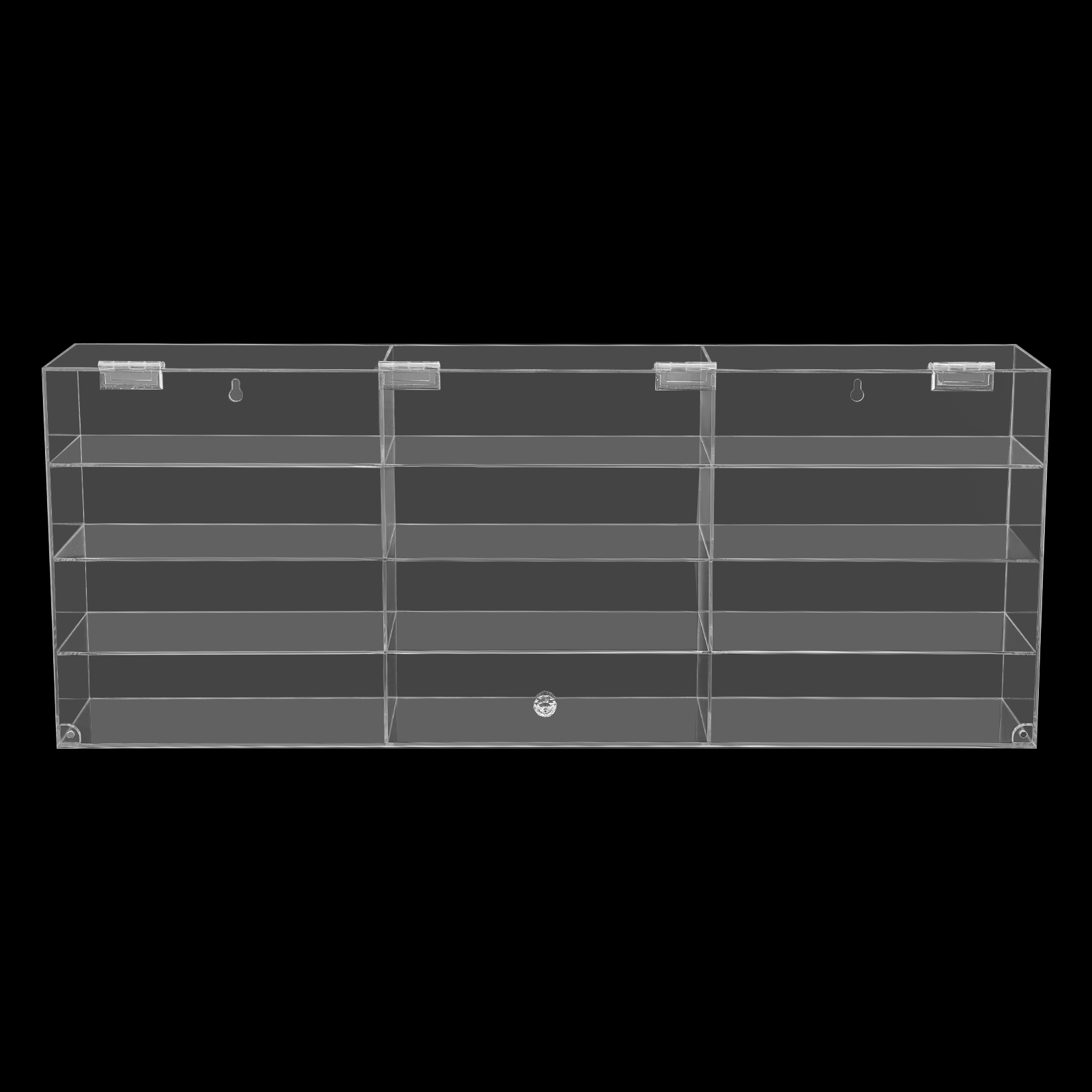 4 Tiers Wall Mounted Toy Displ - огляд і ціна Display Case Acrylic