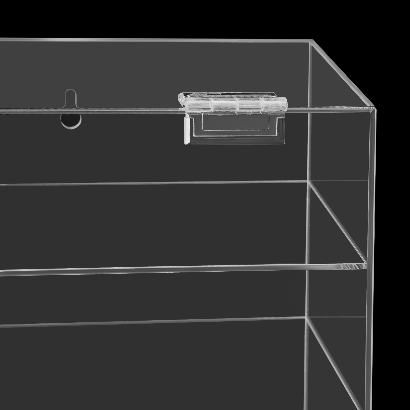 4 Tiers Wall Mounted Toy Displ - огляд і ціна Display Case Acrylic