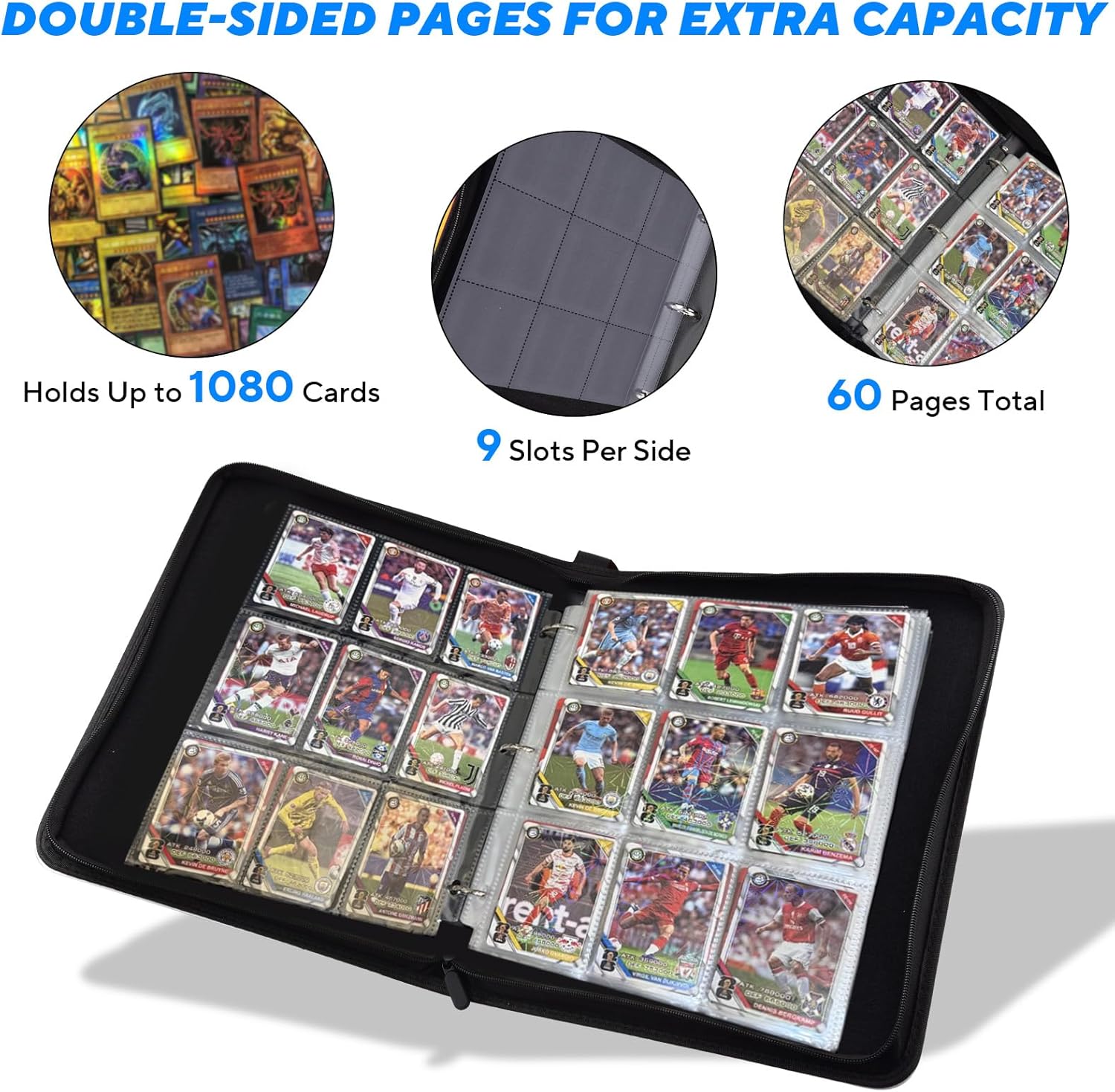 Portable 9-Pocket Trading Card - огляд і ціна Trading Card Binder