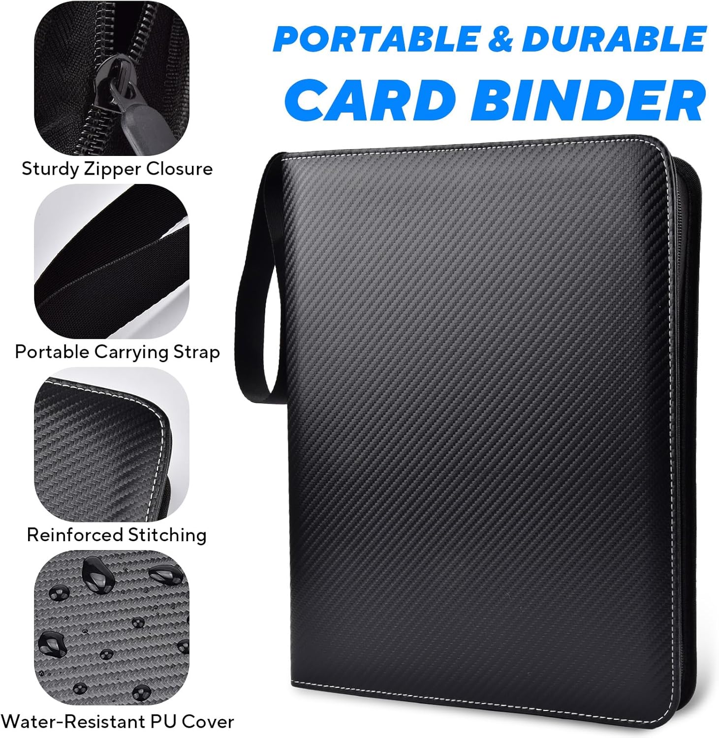 Portable 9-Pocket Trading Card - огляд і ціна Trading Card Binder