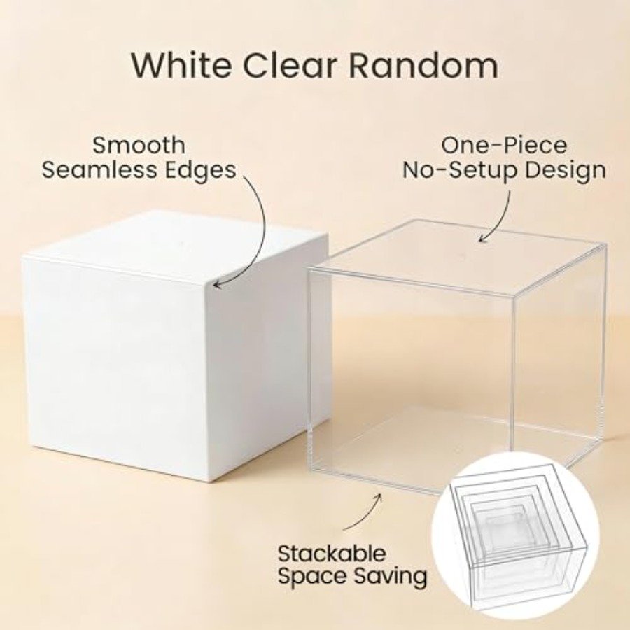 6PCS Clear and Buffet Risers w - огляд і ціна Display Risers Set