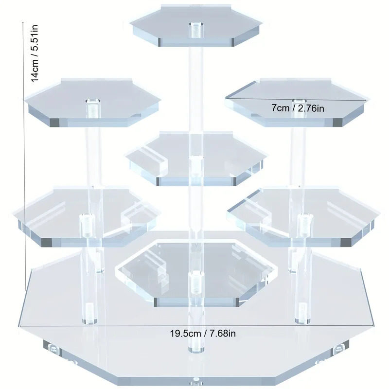 Acrylic Display Stand for Figu - огляд і ціна Display Risers Set