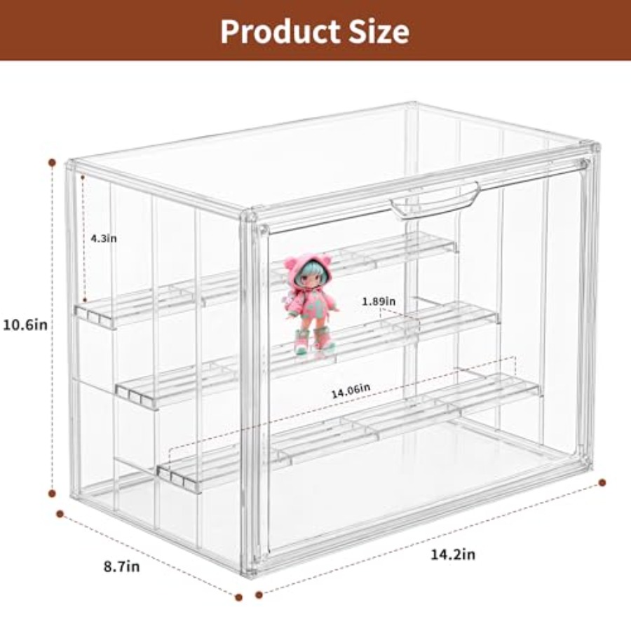 Clear Acrylic Display Case Upg - огляд і ціна Display Case Acrylic