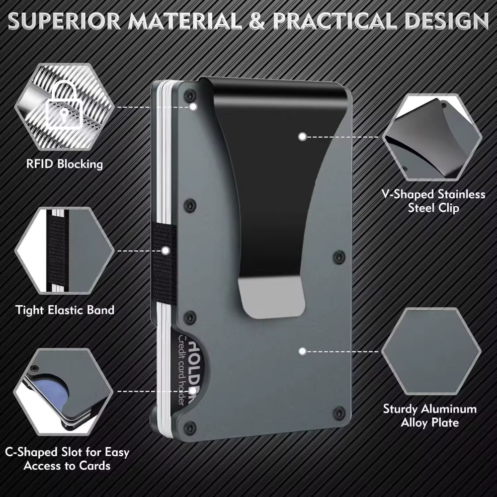 Aluminum Alloy Rfid Blocking C - огляд і ціна Card Top Loader