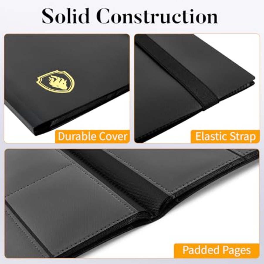 Heavy Duty Card Binder, 9 Pock - огляд і ціна Trading Card Binder